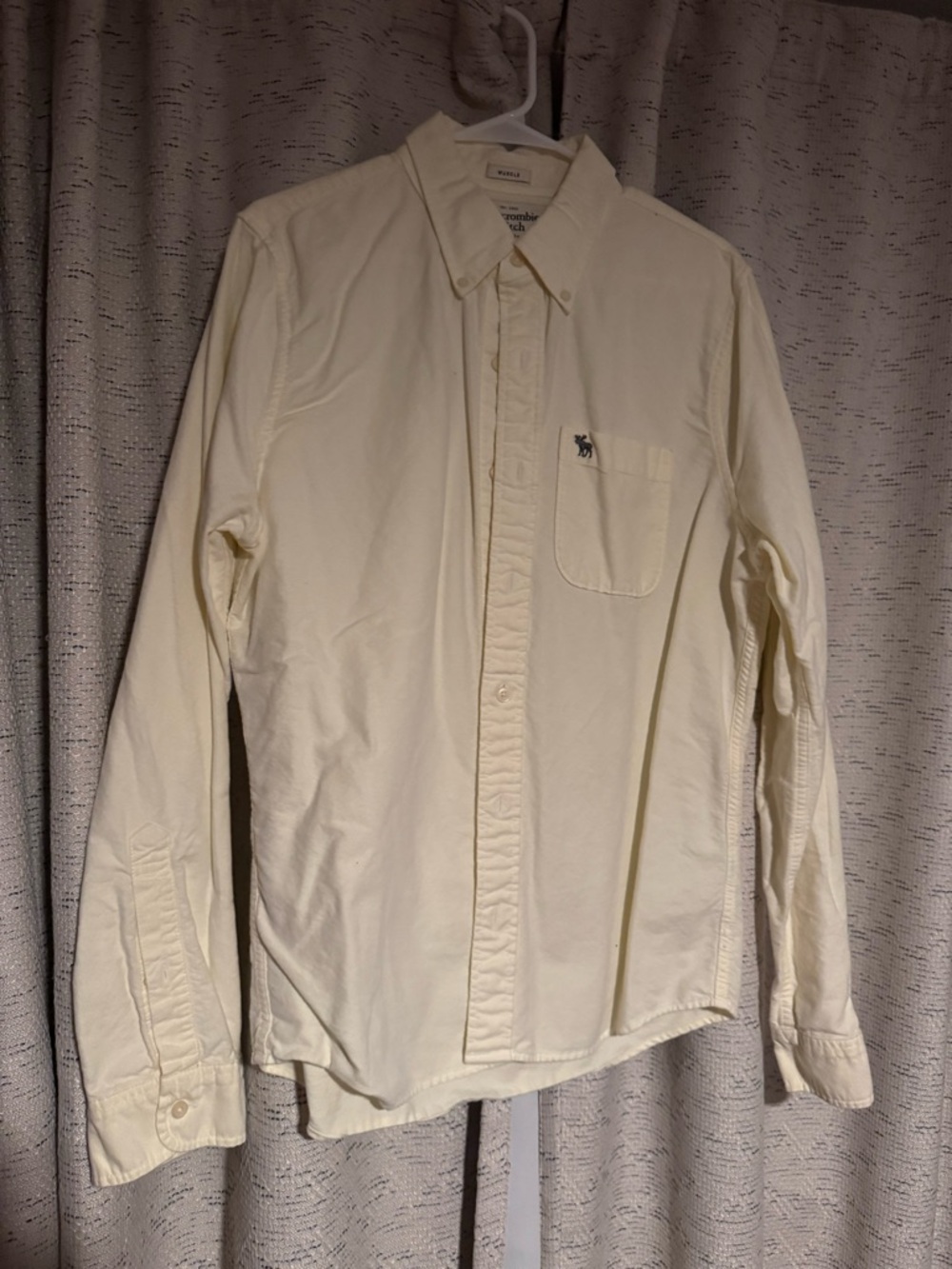 Classic Men's Button-Down Shirt - Butter Yellow